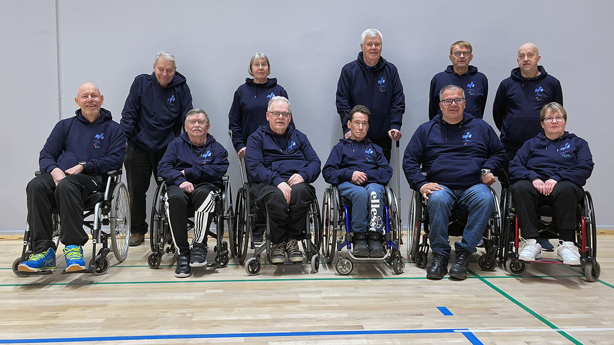 Boccian PM-joukkue.