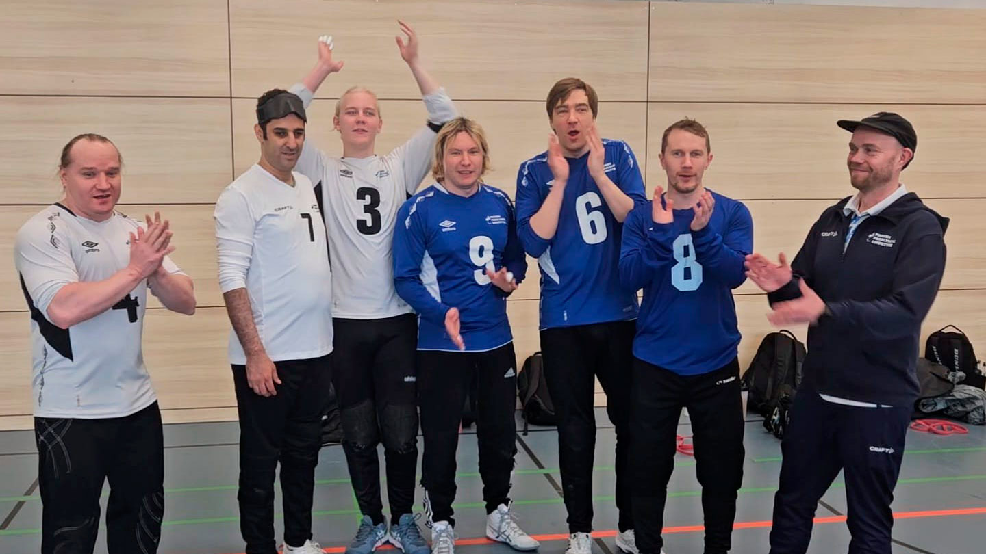 Suomen miesten kisajoukkue Saksan Marburgissa 15. toukokuuta 2026.