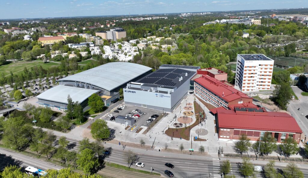 Ilmakuvaa rakennuksista.
