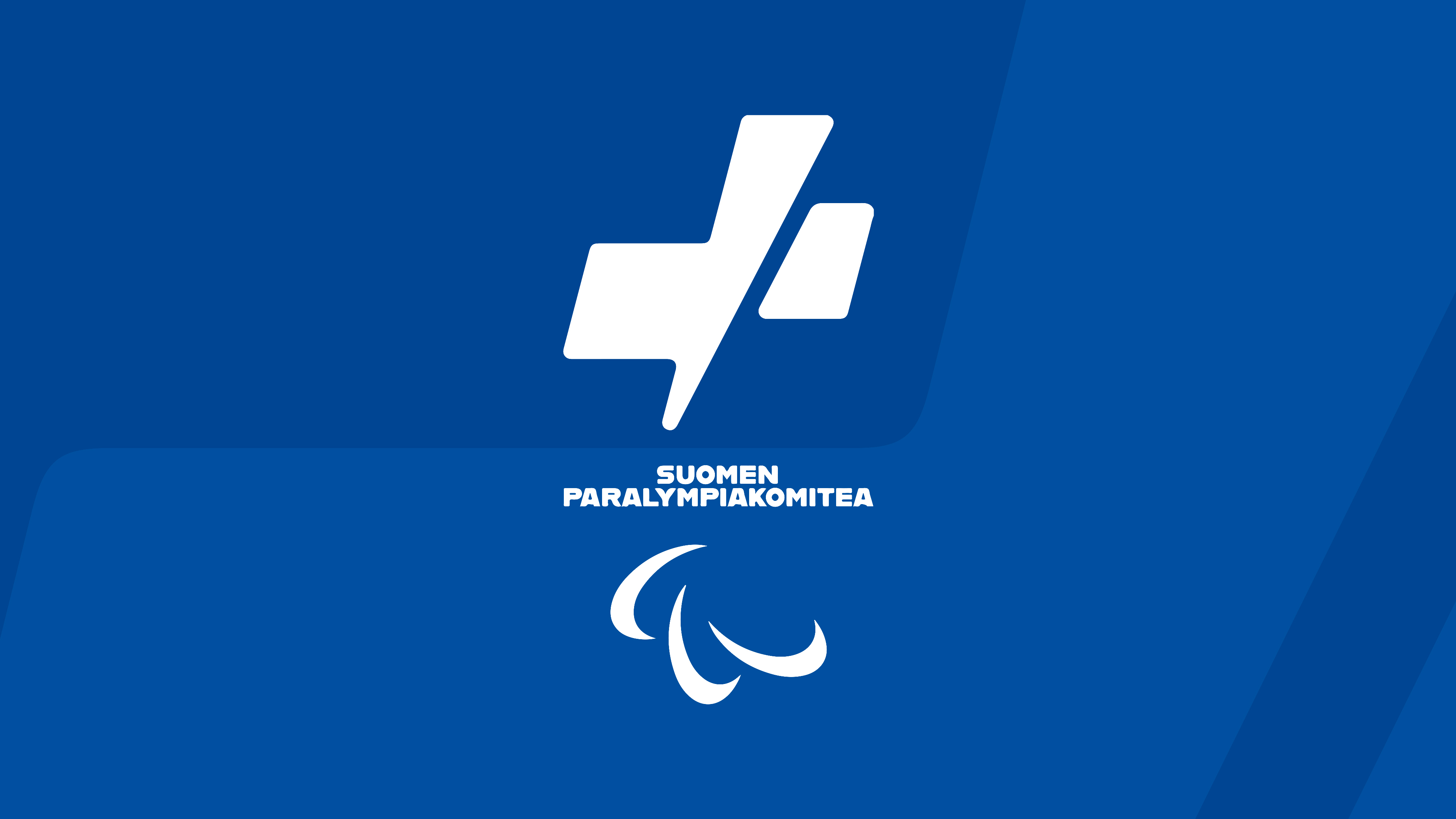Sinisellä taustalla valkoinen paran logo.