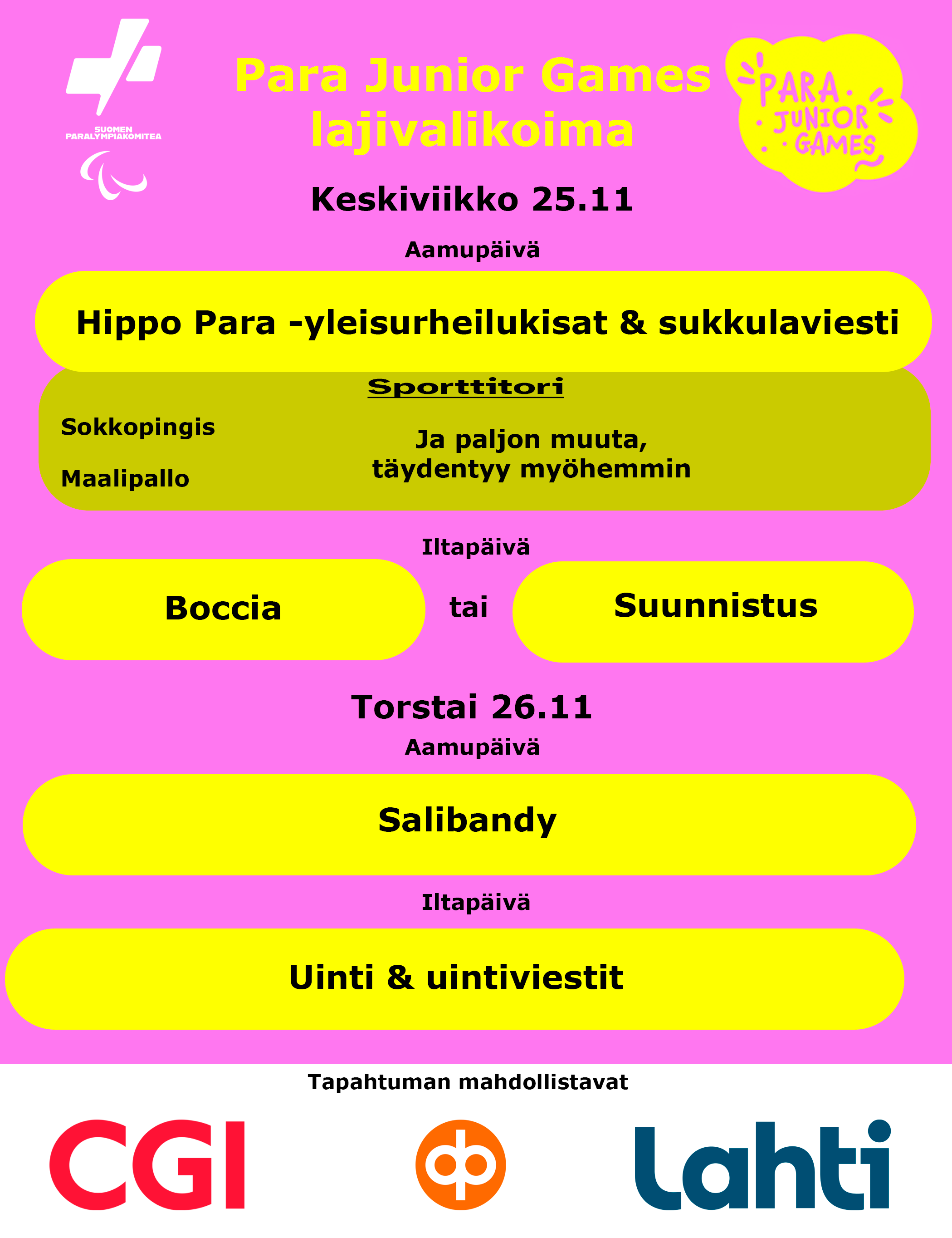 Lajivalikoima kuvan muodossa.